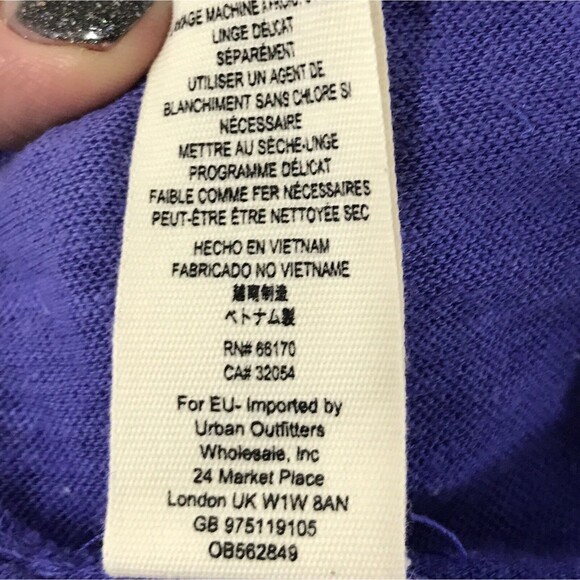 NWT FREE PEOPLE S We The Free Strawberry Ombré Linen Tee $68 coastal beachy - Picture 7 of 10